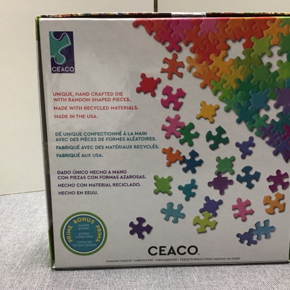 BRAND NEW ! CEACO puzzle 750 pces- COMIC CROWDS - Book Fair - Picture 3 of 4